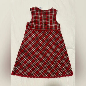 Gymboree Girls Large 5‎ Years Vintage Red Plaid Flannel Dress 2001 Collection